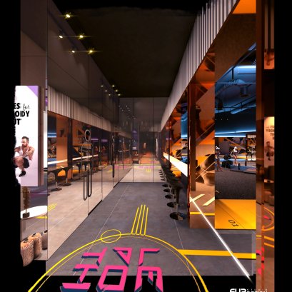 ออกแบบ ผลิต และติดตั้งร้าน : ร้าน Gravity Fitness ราชพฤกษ์